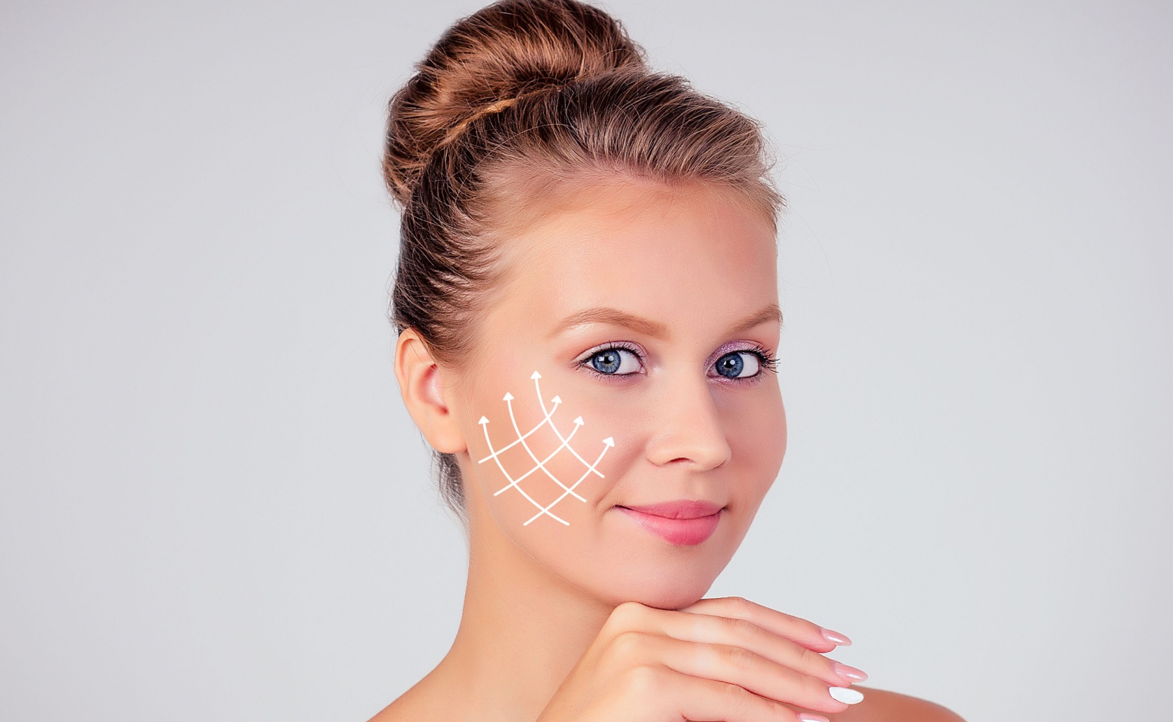 Where are the facelift scars?