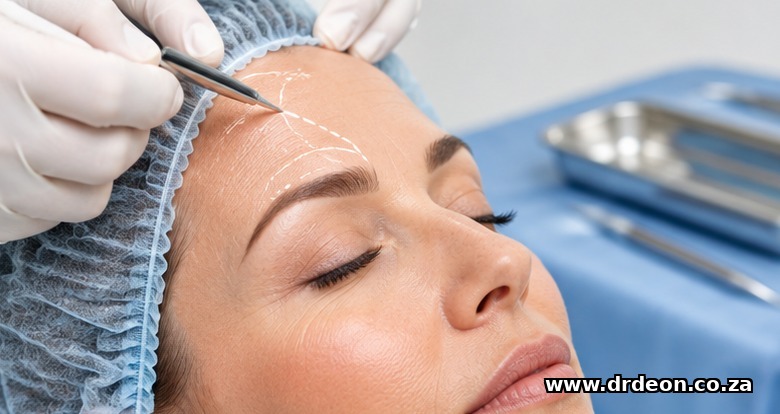 Clinical illustration: Forehead Lift vs Brow Lift: How They Relate — visualised for A forehead lift is intended to address concerns caused by the soft tissue of the forehead and the position of the...