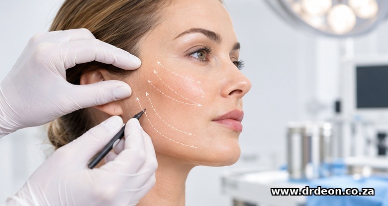 Clinical illustration: What weight loss does to your face — visualised for What follows is a candid guide to the timing question, what weight loss does to the face, and what to weigh honestly...