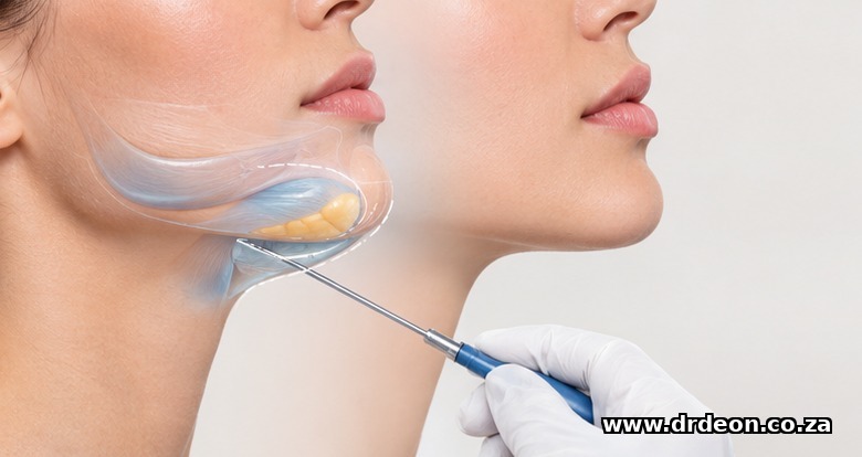 Clinical illustration: Chin Liposuction and Surgical Chin Contouring at the Practice — visualised for Because the phrase is used loosely, a consultation is the only reliable way to confirm which of these (if any) suits...