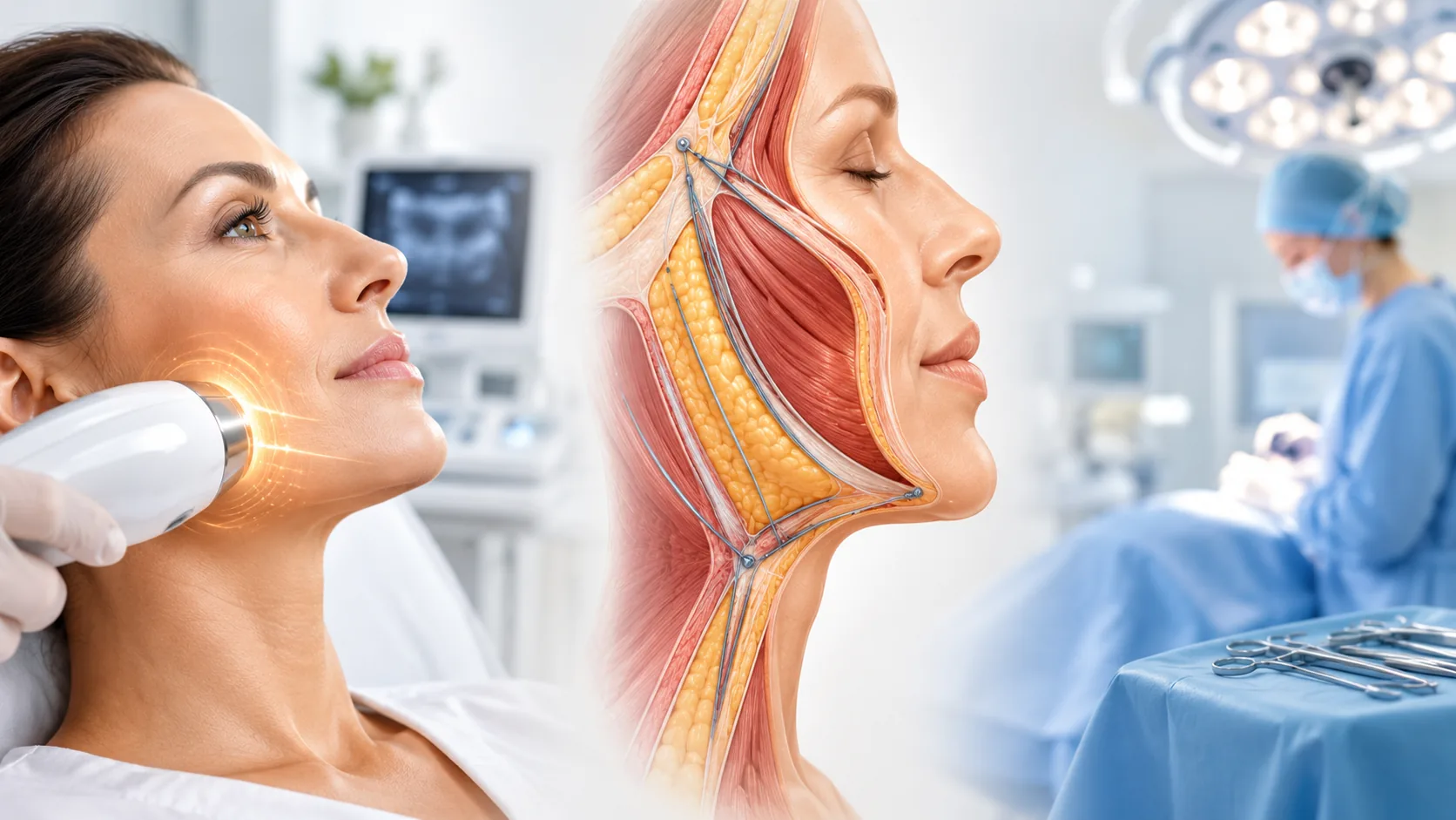 Editorial hero image for blepharoplasty with facelift — visualised clinical reference