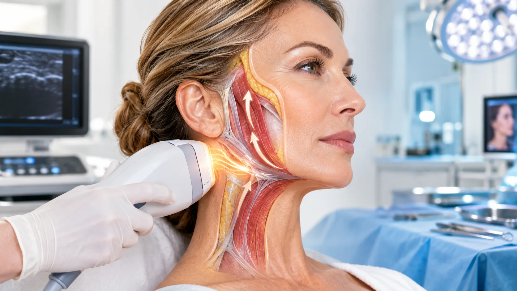 Editorial hero image for facelift age limit — visualised clinical reference