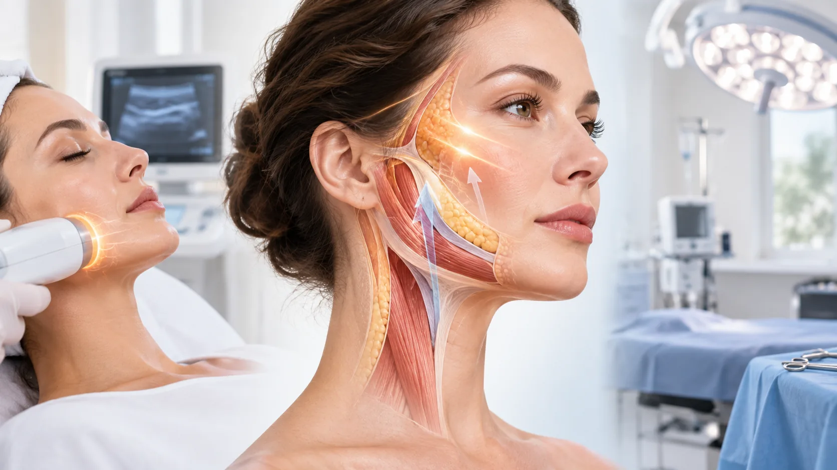 Editorial hero image for facelift and weight loss — visualised clinical reference