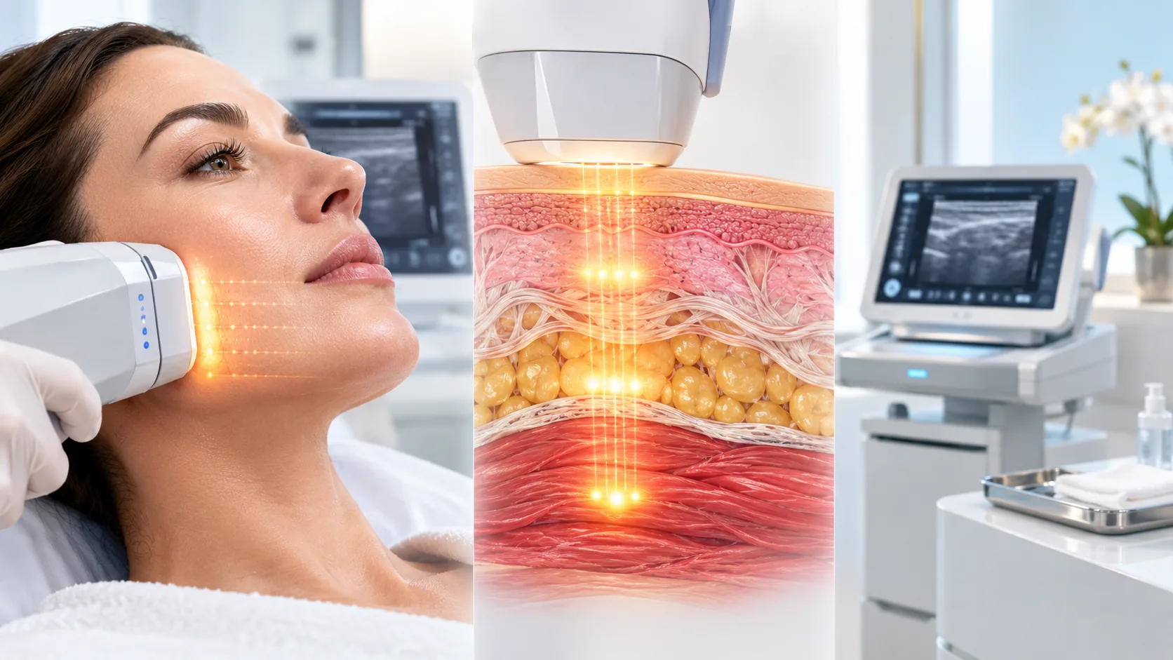 Editorial hero image for ultherapy face — visualised clinical reference